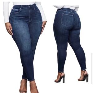 Good American Good Legs Crop Jeans 10 30 Blue 260